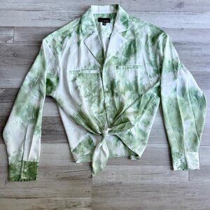 Lucy Paris Tie Dye Button Down Size Small